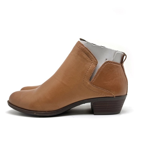 Lucky Brand Bollo Booties Leather Ankle Boots Size 7 - Picture 1 of 14